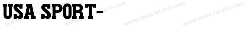 USA Sport字体转换